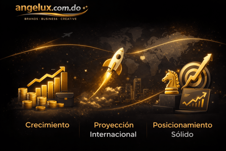 Angelux firma boutique de desarrollo de negocios branding estrategia comercial y creatividad Santo Domingo internacional